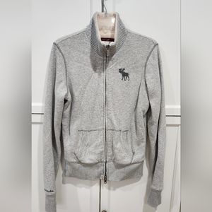 Vintage Y2K Abercrombie and Fitch zip up lined sweatshirt